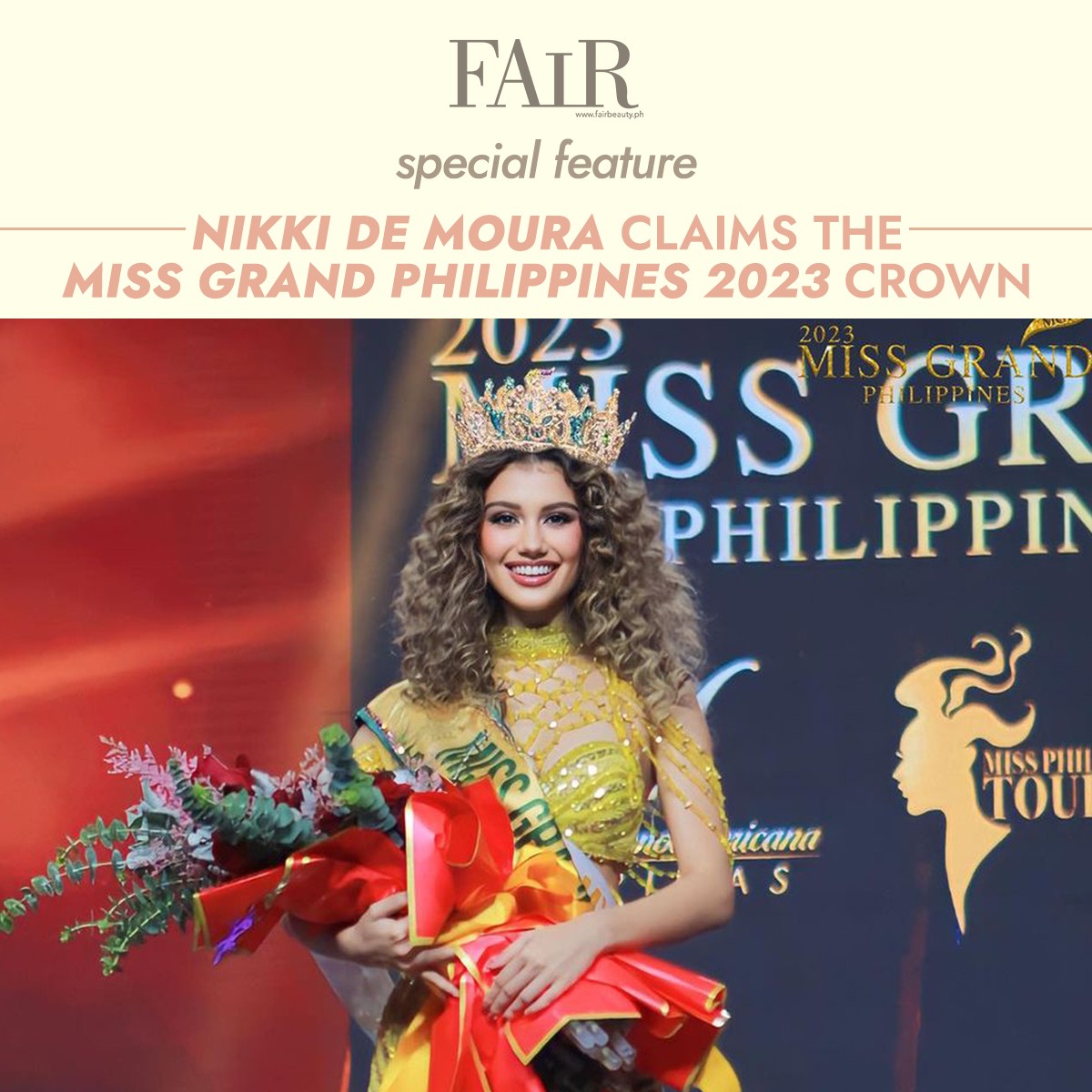 Nikki de Moura Claims Miss Grand Philippines 2023 Crown Fair Magazine